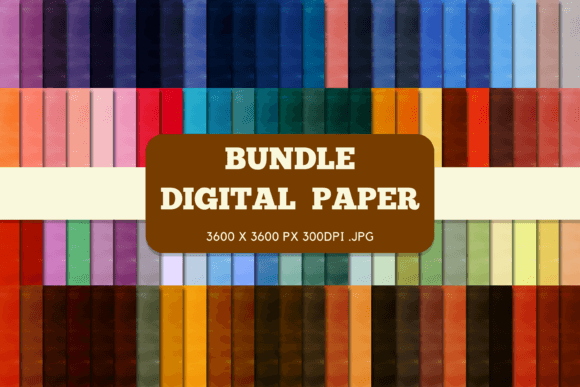 Abstract Retro 2 Digital Papers Bundle
