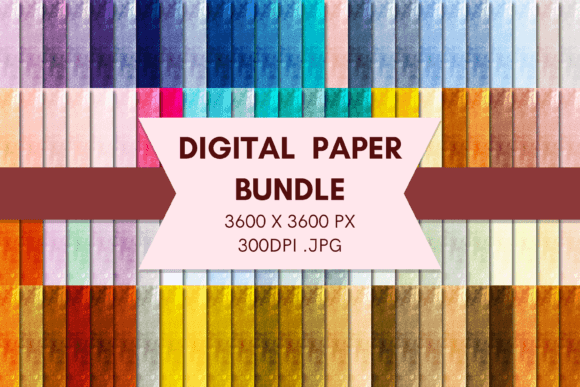 Charcoal Retro Bundle Digital Papers 8