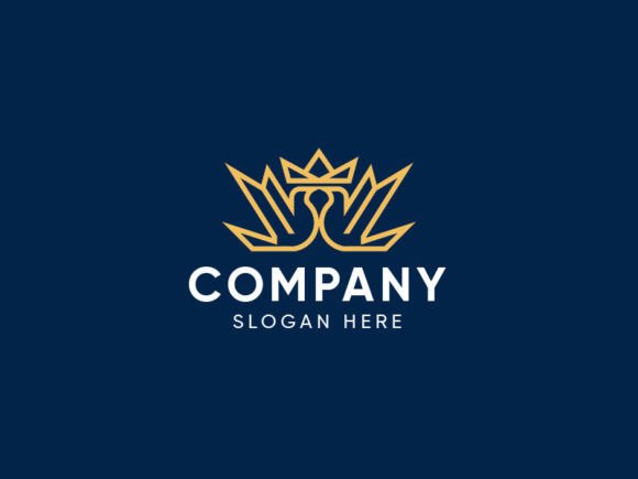 Couple Pigeon Letter W Logo