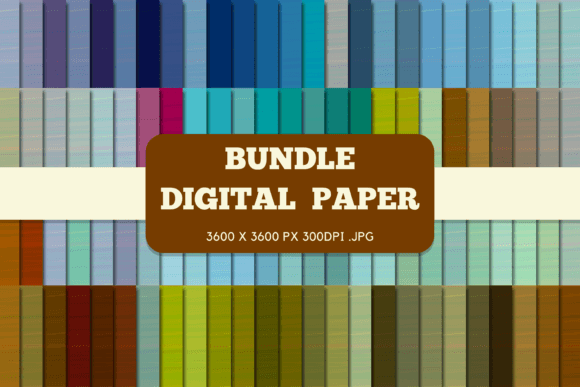 Line Vintage Bundle Digital Papers