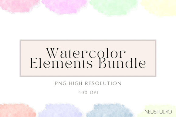 Pastel Watercolor Shapes ClipArt: A Versatile Tool for Creative Projects