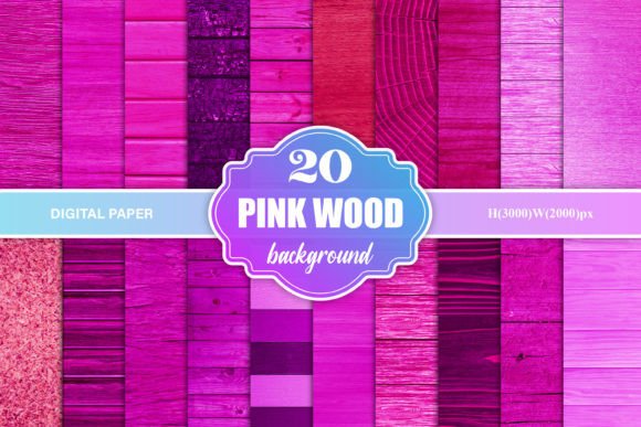 Pink Wood Background