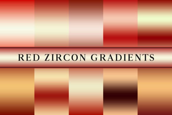 Red Zircon Gradients: Elevating Creativity in Digital and Print Design