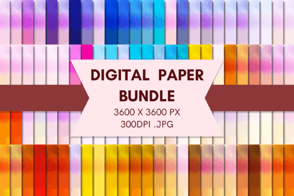Retro Sweet Digital Papers Bundle for Business and Creative Projects