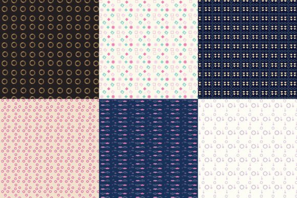 Set Seamless Pattern Digital Background: A Versatile Tool for Creative Projects
