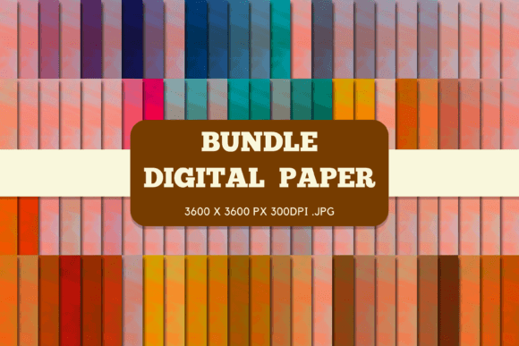 Sweet Abstract Digital Papers Bundle for Versatile Design and Printing Projects