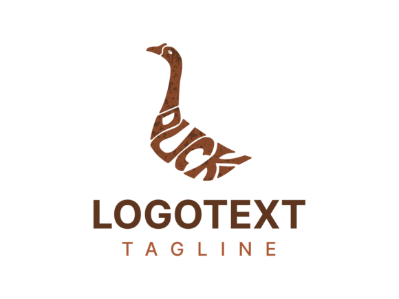 Typography Duck Logo Design: A Versatile Asset for Branding and Creative Projects