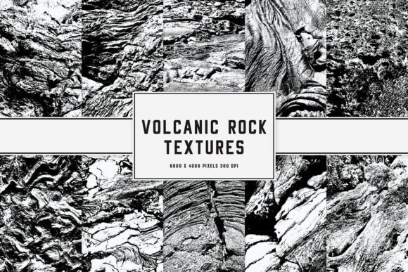 Volcanic Rock Textures for Creative Projects