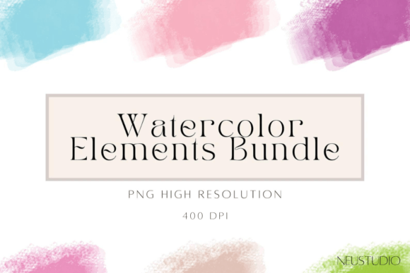 Watercolor Graphics Clipart Bundle: A Versatile Resource for Creative Projects